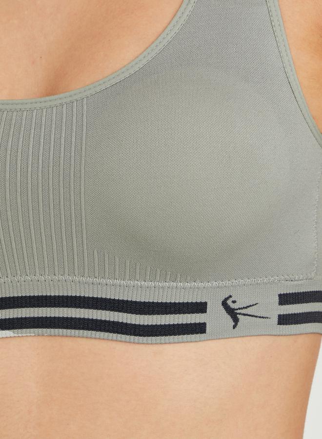 Styli Pack of 2 - Double Stripe Underband Sports Bra  - Image 4