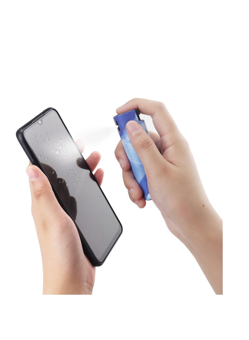 CARE AND SMILE CARE AND SMILE Screen Cleaner Spray for Phones Laptops, ablets and Touchscreens All in One Screen Cleaning Kit with Spray Bottle  - Image 1