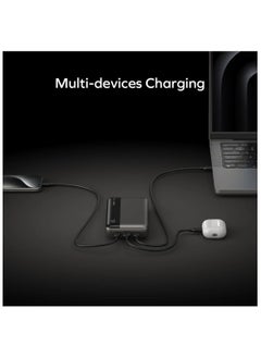 Momax MOMAX 145W External Battery Pack – High-Capacity Fast Charging Power Bank with USB-C & USB-A Ports for Laptops, Smartphones & More (Black)  - Image 3