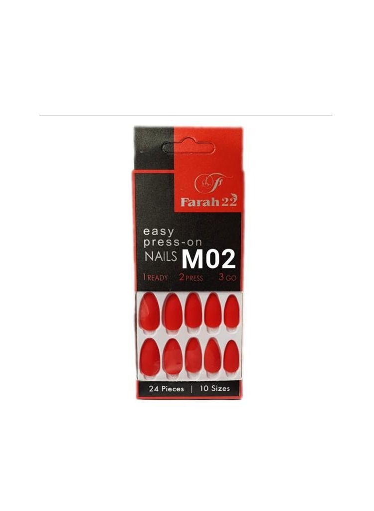 Farah22 24-Piece False Nails