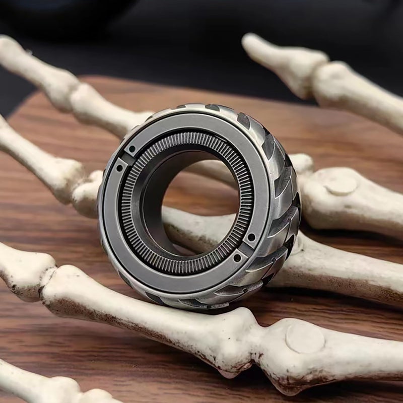 T-Conceal TConceal EDC Fidget Sliders Fidget Toys Stress Relief for Adults Magnetic Metal ADHD Casual Fidget Rings Haptic Coin Blocks TireUpgrade - Image 3