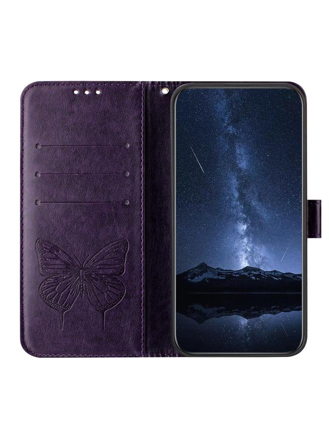 Zaboon Case For Doogee N55 Plus Embossed Butterfly Leather Phone Case - Image 3