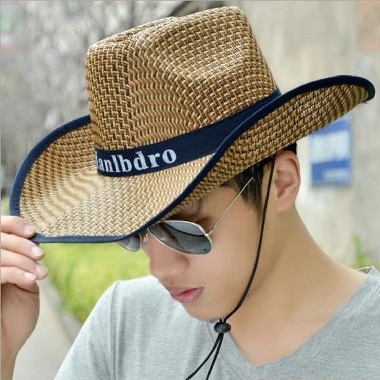 Men's Straw Sun Hat - Image 3