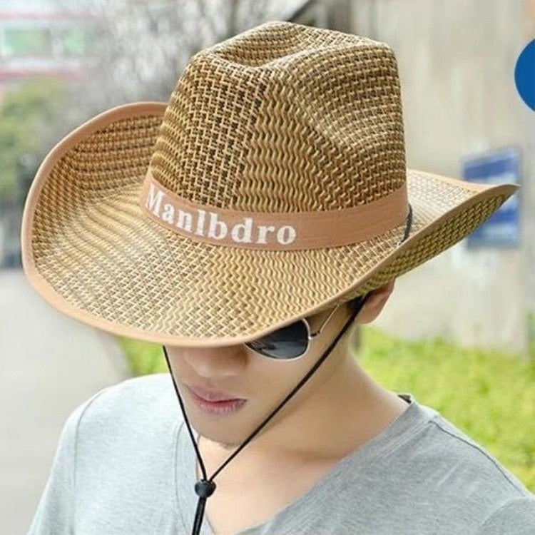 Men's Straw Sun Hat - Image 2