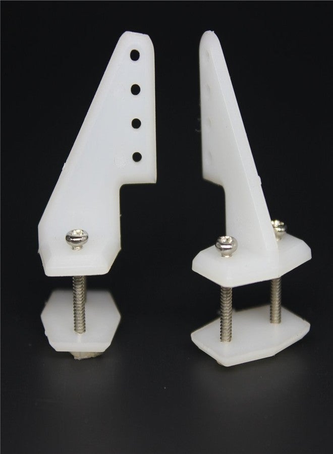 Hobbypark 10 مجموعات من قرون التحكم القياسية من النايلون W13xL18xH25mm 4 ثقوب مع براغي لقطع غيار الطائرات RC نموذج KT الاستبدال - Image 2