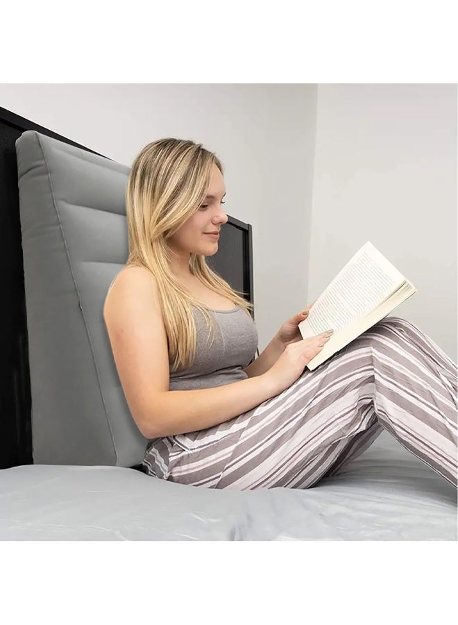 DUNISO Inflatable Orthopedic Pillow, Leg Lift Pillow, Triangular Portable Cushion, Comfort Leg Pillow For Sleep Rest, Improved Pain Relief, Foot And Ankle Injury And Recovery Wedge  - Image 3