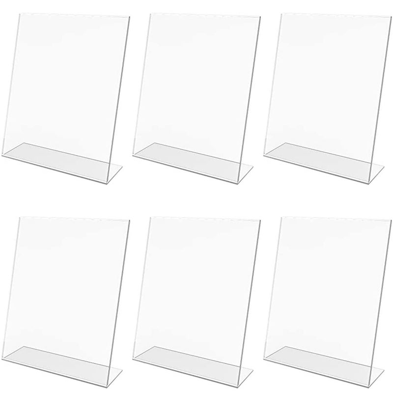 CPI 6 pcs Acrylic QR Code Scanner Stand Phone Pay GPay Bhim UPI Bharatpe Paper Holder Stand for Table Shop A6 Size 6x4 Inches (Pack of 6) - Image 5