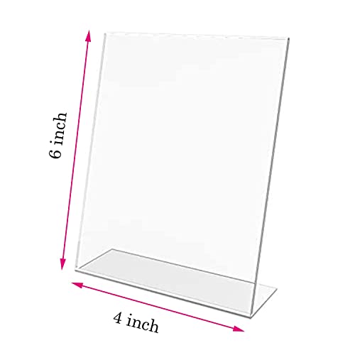 CPI 6 pcs Acrylic QR Code Scanner Stand Phone Pay GPay Bhim UPI Bharatpe Paper Holder Stand for Table Shop A6 Size 6x4 Inches (Pack of 6) - Image 2