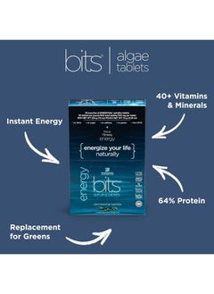 ENERGYBITS Pure Spirulina Algae Tablets, Superfood Tablets, Pure Blue Green Algae, High Protein, Chlorophyll Tablets, Non-Irradiated, for Energy Focus and Endurance, Non-GMO, 900 Tablets  - Image 4