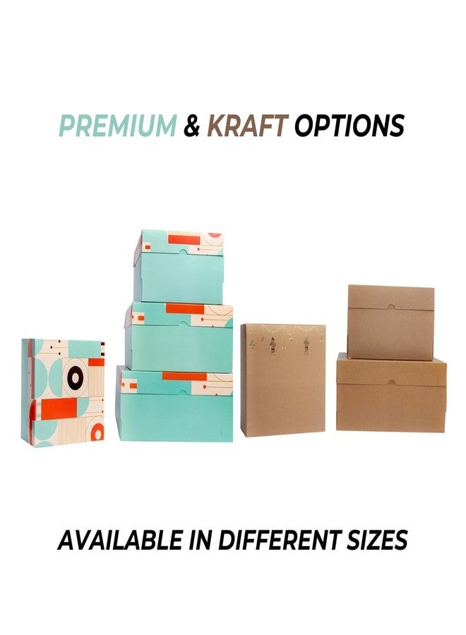 surieco Cake Box 1kg | Disposible and Fully Compostable | Eco Friendly, Single Compartment Cake Boxes | Easy Take Away Boxes | First Quality, Birthday Cake Boxes (Premium_8x8x5 Cm) Pack of 20 - Image 3