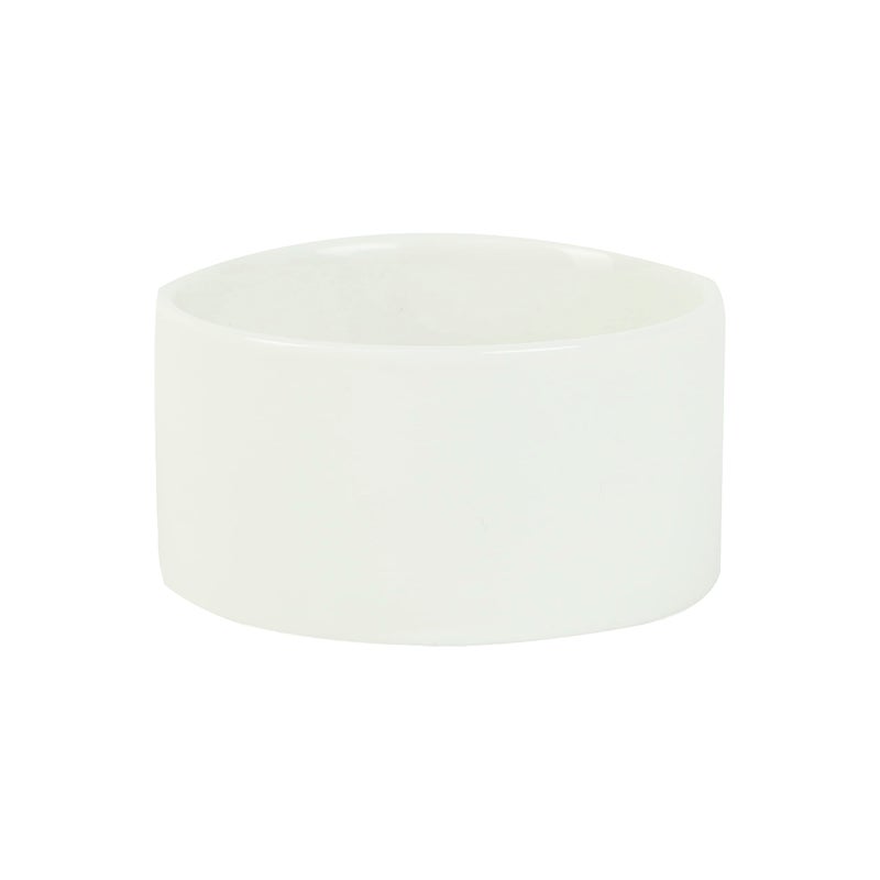 FabSeasons Ceramic Serving Tray with Glass Cloche and Wooden Tray - Set of 5 Elegant Design, Perfect for Serving Snacks, Dry Fruits, Salad, Desserts (White) - Image 5