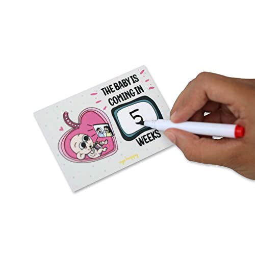 Oye Happy - Pregnancy Coundown Magnet - Gift for Mom to be/Expecting Mothers - Image 2