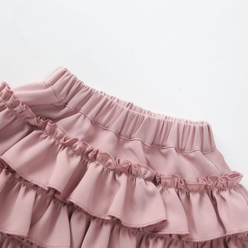 Summer Clothes For Girls, Cake Skirts, Internet Celebrities, Soft And Waxy Baby Sweet Half-Length Puffy Pants Skirts - Image 4