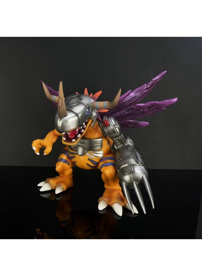 general Digimon hand-made Greymon model collection decoration toy car desktop decoration - Image 2
