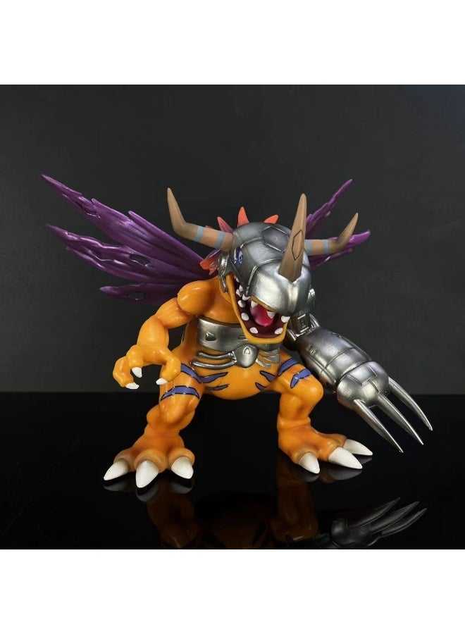 general Digimon hand-made Greymon model collection decoration toy car desktop decoration - Image 1