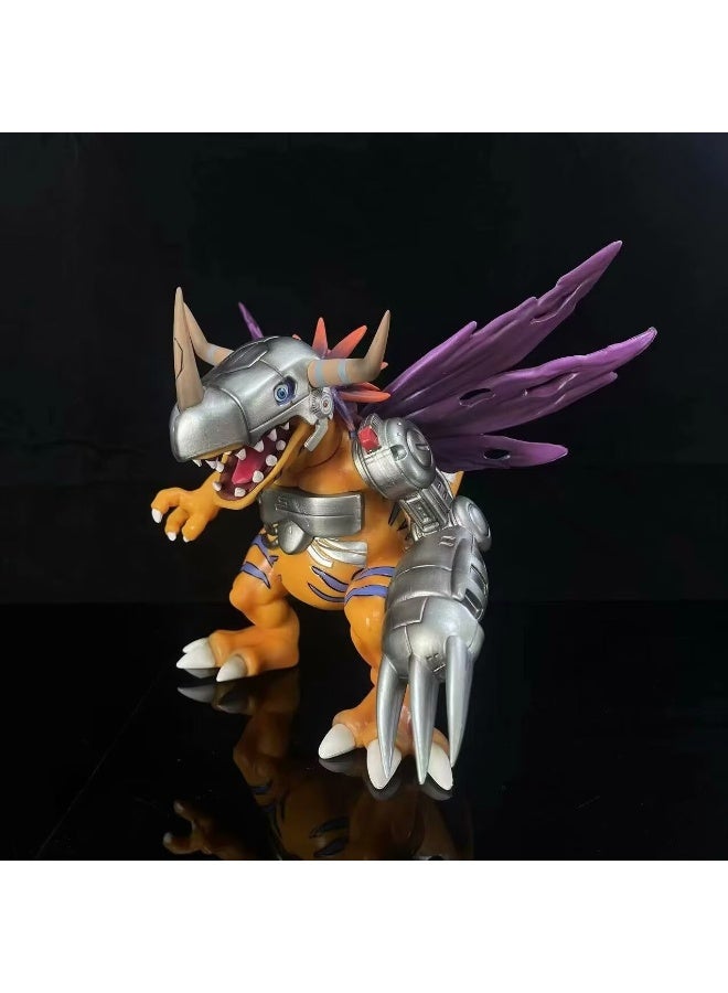 general Digimon hand-made Greymon model collection decoration toy car desktop decoration - Image 3