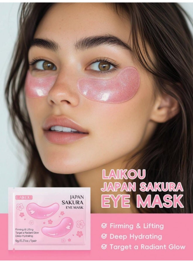 لايكو مجموعة العناية بالبشرة 7 قطع بالساكورا اليابانية - قناع نوم ويد وكريم ترطيب وإسنس ومضاد للتجاعيد - Image 4