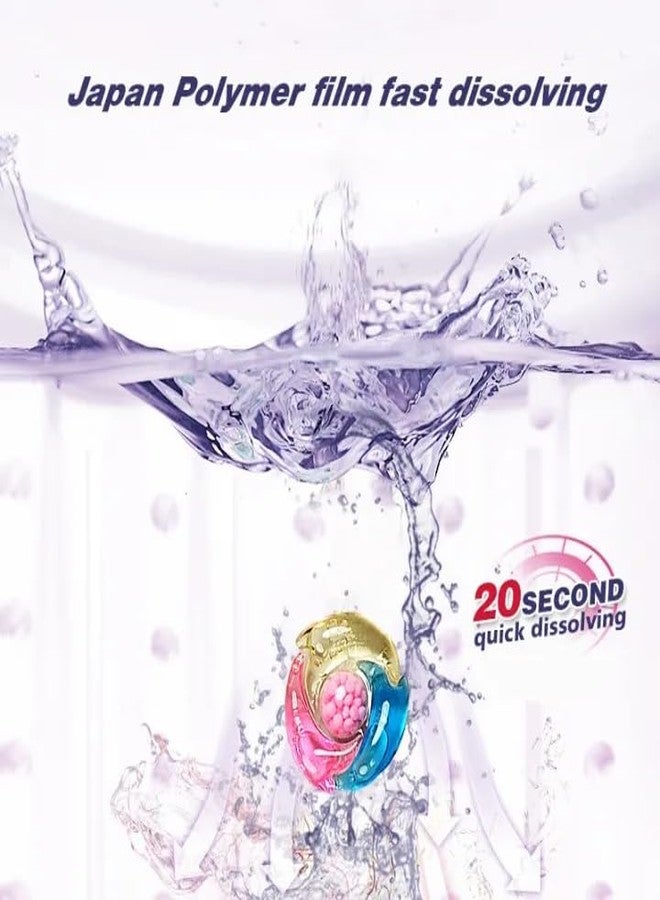KICKZU 4 in 1 Plant and Mineral Based Superior Cleaning Power Stain Remover Laundry Liquid Detergent Capsule Tablet Ideal for Cleaning Clothes - Multicolor (Set of 50) - Image 2