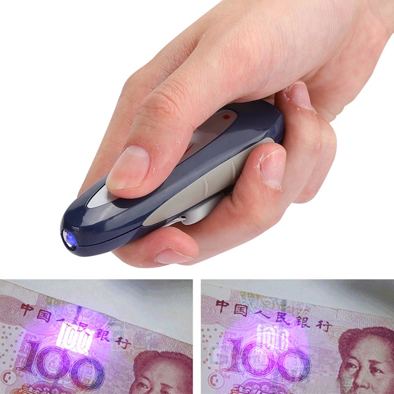 Portable Money Detector Purple Light Magnetic Mini 2-in-1 Check Recognition Machine - Image 2