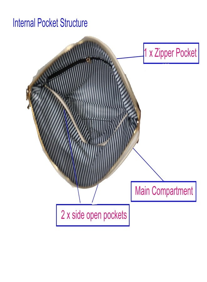 Amaze Clutch Purse for Women - PU Leather Cross Body Bag Women - Cute and Fashionable Envelope Clutch (Beige) - Image 5