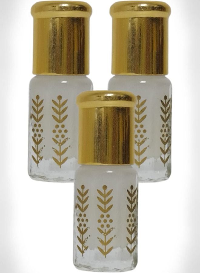 3 قطع مسك ابيض 3 مل