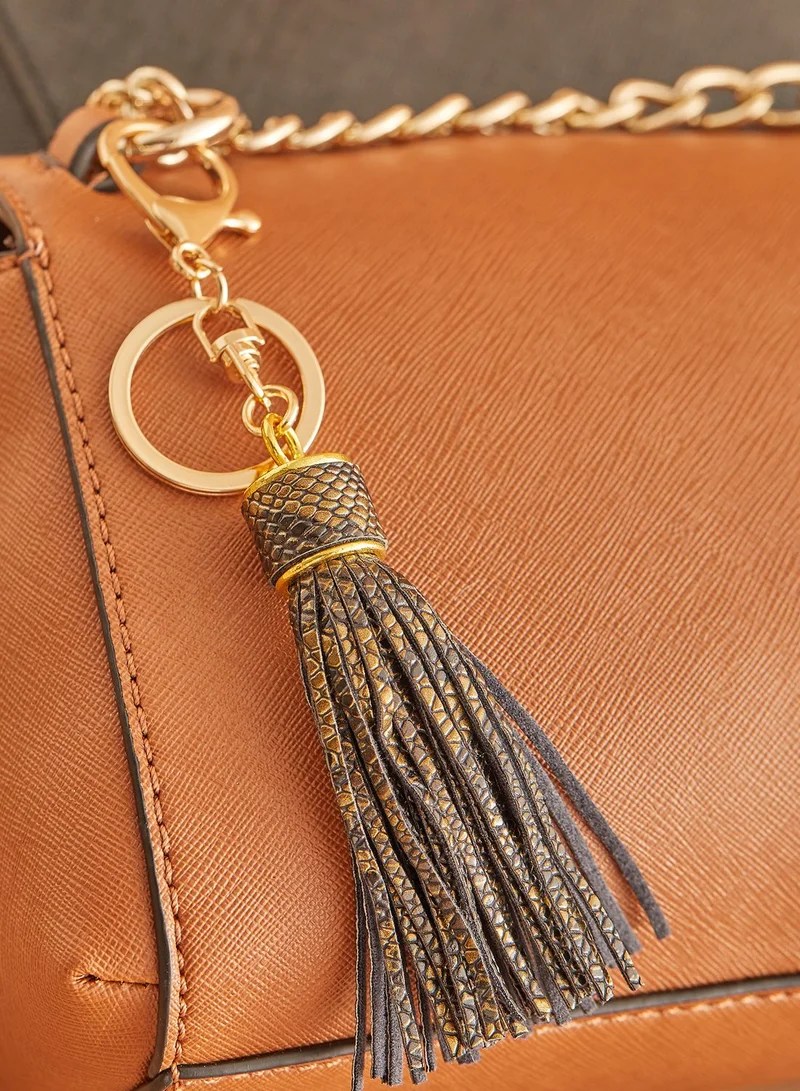 AURORA Snake Tassle Keychain
