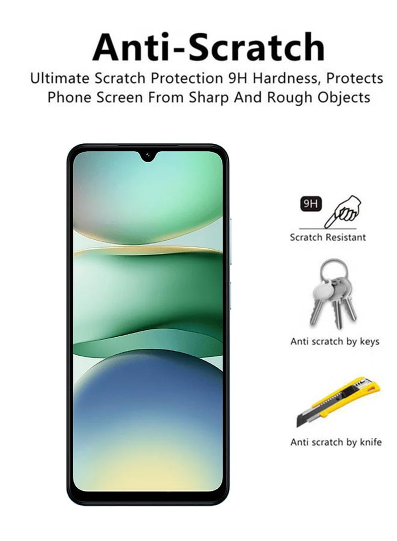 Waldic Xiaomi Redmi A5 Screen Protector | Tempered Glass Compatible with Xiaomi Redmi A5 | Screen Protector Full HD Quality Tempered Glass Anti-Scratch Edge to Edge Coverage with Easy Installation Kit - Black  - Image 4