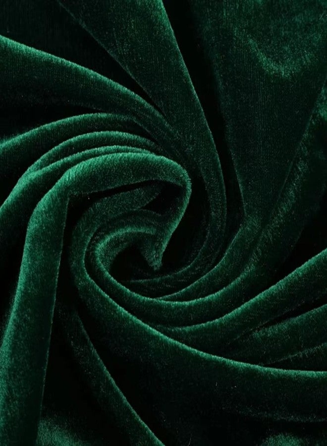SZBZ Kids Halloween Christmas Costumes Cape Velvet Hooded Cosplay Party Cloak Devil Witch Wizard Robe Ages 4 to 8 (Green) - Image 3
