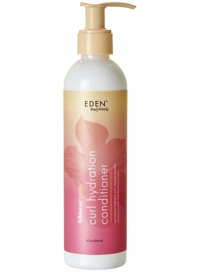 eden bodyworks Hibiscus Honey Curl Hydration Conditioner | 8 oz | Moisturize, Detangle & Protect Hair - Image 1