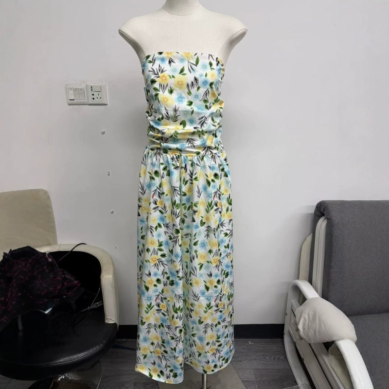 Women's Boho Floral Sleeveless Maxi Dress Summer 2026 - Image 4