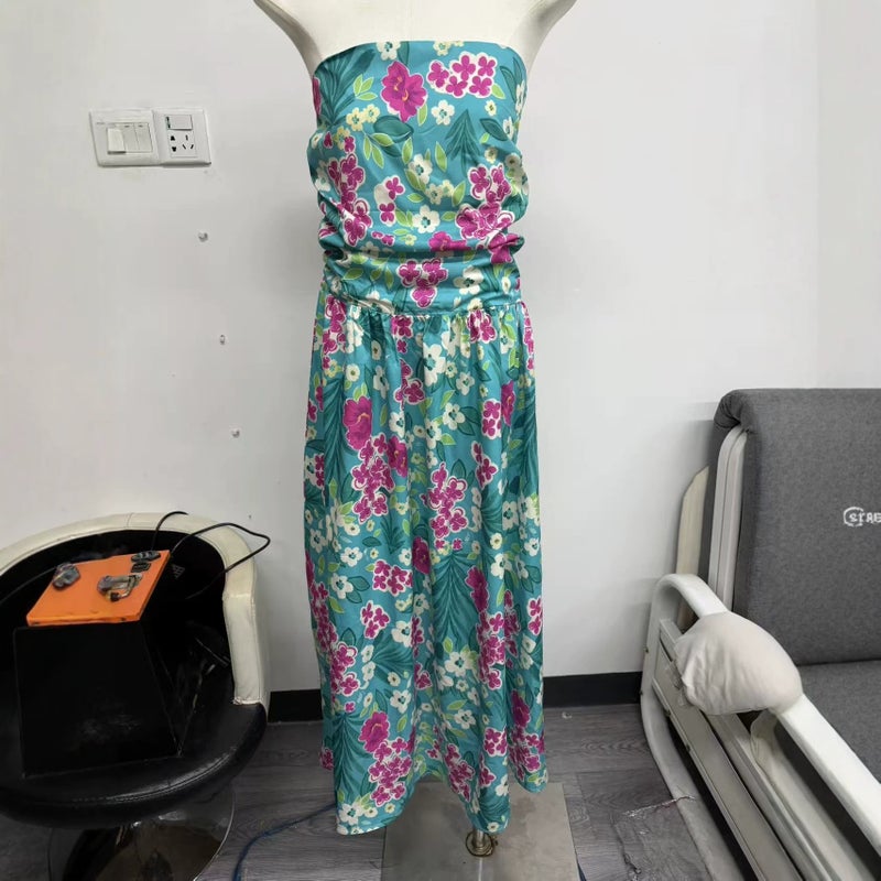 Women's Boho Floral Sleeveless Maxi Dress Summer 2026 - Image 2
