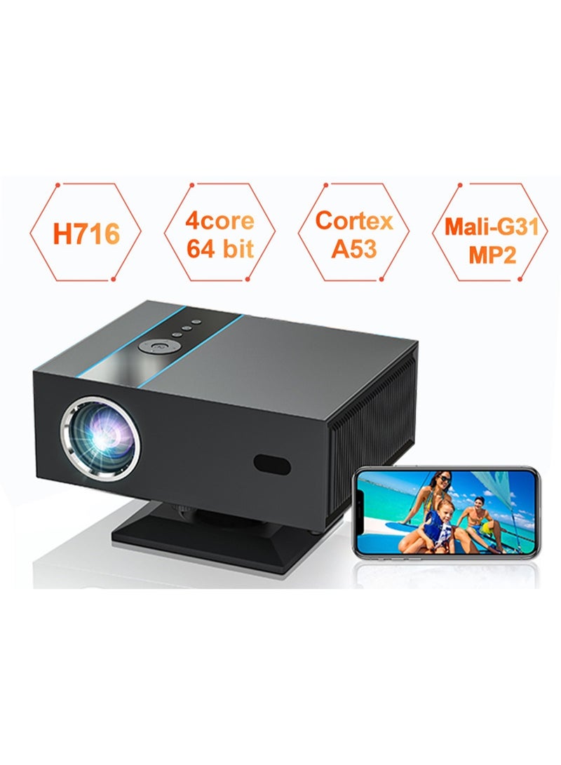 general Classic Projector X6 H716 Full HD 4K 1080P Multifunctional Auto Focus Auto Keystone Correction / Intelligent Obstacle Avoidance / Screen Automatic Alignment / 360°Rotation / Screen Mirroring / Two-Way Bluetooth / Unique Speaker Cavities / Multiple Compatible Interfaces Headset TV Box PC iPad Phone PS4 PS5 USB - Image 5