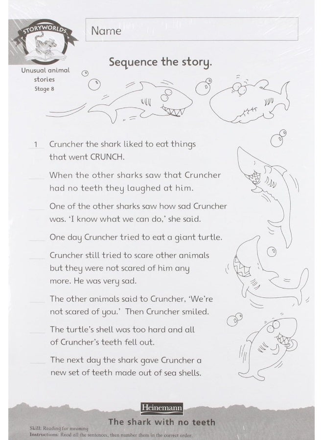 Storyworlds Stage 8, Animal World, Workbook (8 Pack) - Image 1