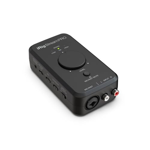 IK Multimedia iRig Stream Pro Streaming audio interface with in-line multi-input mixer, professional quality streaming, right in the palm of your hand. - Image 5