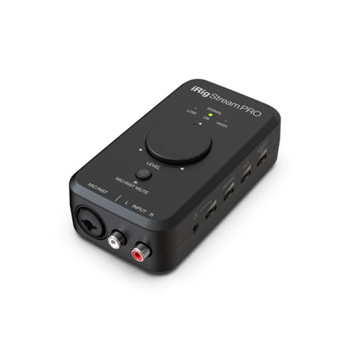 IK Multimedia iRig Stream Pro Streaming audio interface with in-line multi-input mixer, professional quality streaming, right in the palm of your hand. - Image 4