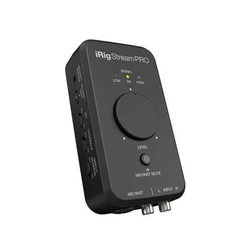 IK Multimedia iRig Stream Pro Streaming audio interface with in-line multi-input mixer, professional quality streaming, right in the palm of your hand. - Image 2