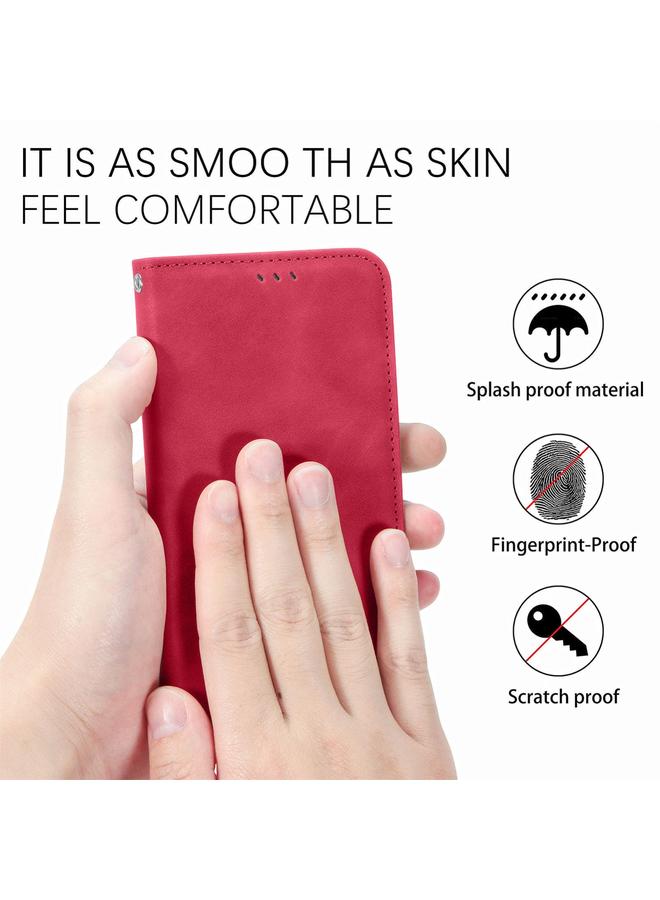 اس-توب جراب هاتف OnePlus Nord N30 SE بتصميم كلاسيكي مصنوع من الجلد ومُزود بمغناطيس قابل للطي - Image 5