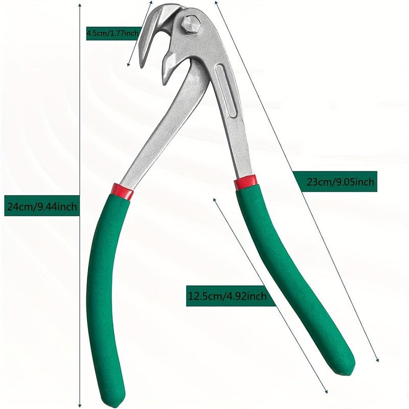 Stainless Steel Car Dent Repair Hawkbill Pliers With Ratchet Clamp Grip - Image 2