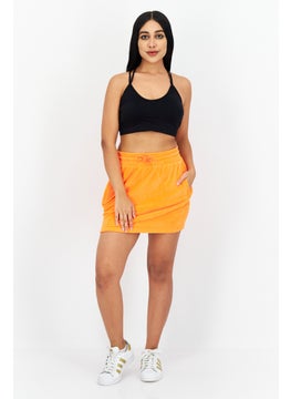 adidas Originals Women Sportswear Fit Training Mini Skirt, Dark Orange  - Image 2