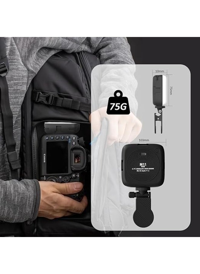 Generic 96-LED RGB Selfie Light with 13 Color Modes – Rechargeable with Clip for Mobile, Laptop, and Camera – Ideal for YouTube, TikTok, Live Streaming, Vlogs, and Photos  - Image 2