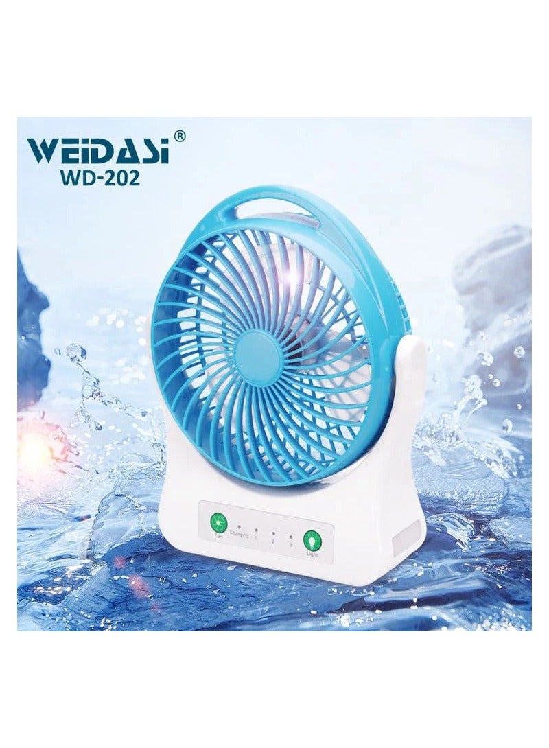ويداسي مروحة طوارئ قابلة للشحن مع ضوء Weidasi 202 - Image 1