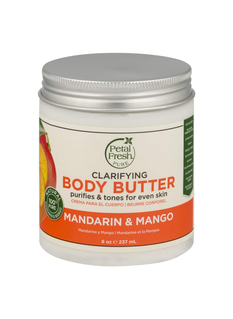 Petal fresh Petal Fresh Body Butter, Mandarin/Mango, 8 Ounce 