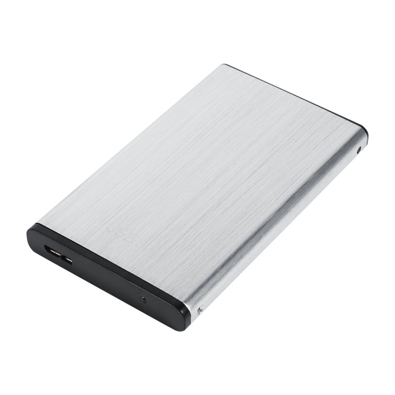 Usb 3.0 Hdd Enclosure: 2.5 Inch Silver Tool-Free Slide-Up Design - 6Gbps High-Speed Hot-Swapping Ssd Enclosure for Laptop Storage Upgrade & Diy External Drive - Image 4
