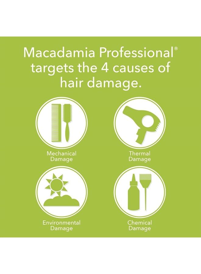 Macadamia Professional Hair Care Sulfate Paraben Free Natural Organic CrueltyFree Vegan Hair Products Ultra Rich Moisture Hair Conditioner, Green, 33.8 Fl Oz - Image 5