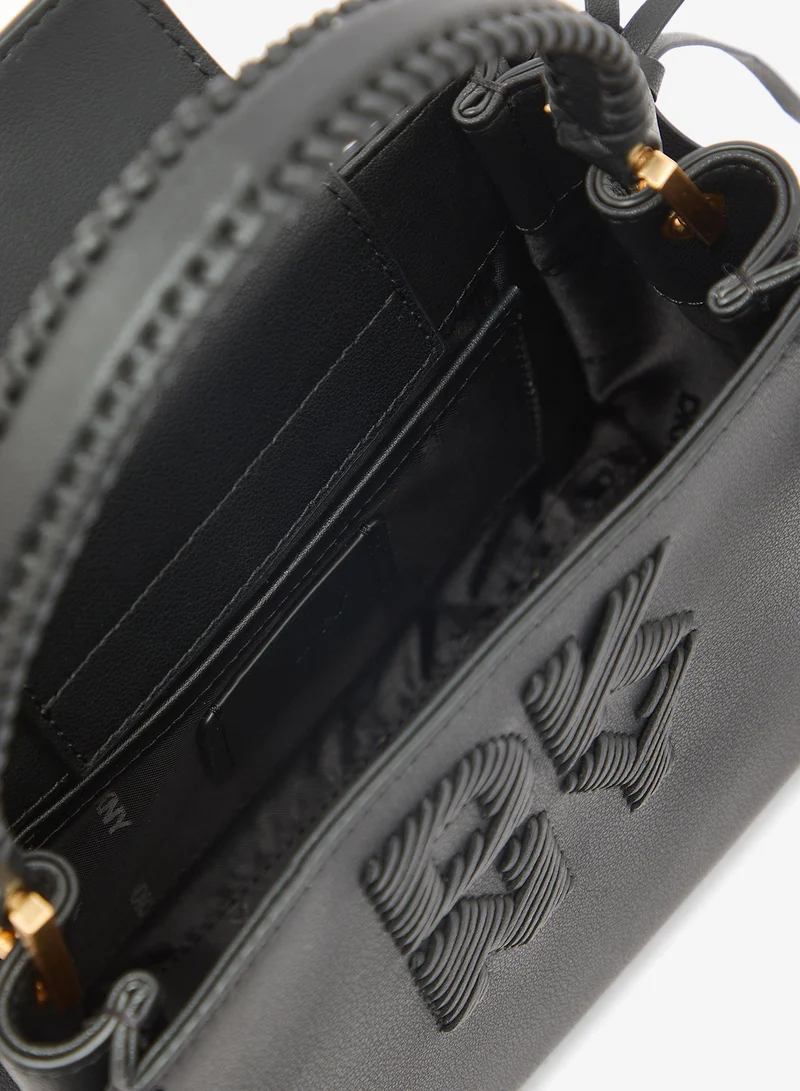 DKNY BLACK/GOLD Foster Small Satchel for Women | Best Price UAE