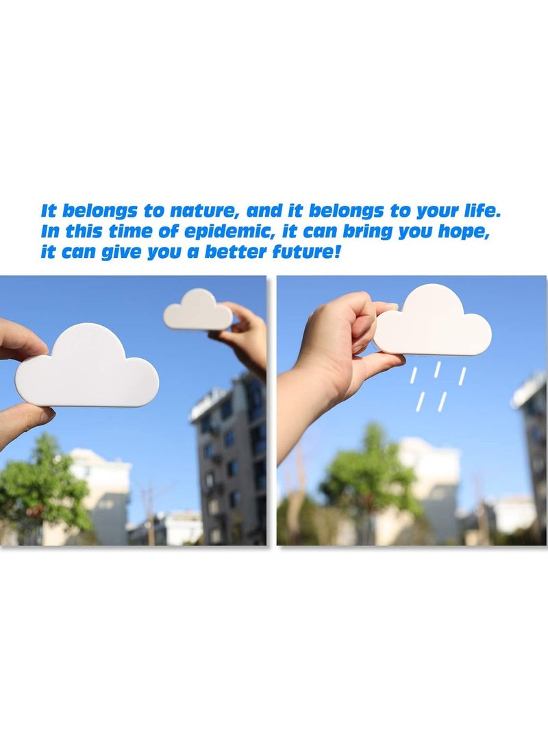 GUDOO - 2PCS Magnetic Key Holder Cloud Key Hook Novelty Key Organizer Strong Magnetic Hanger Cute Home Decor Decorative Key Hook Secure Key Hanger Magnets Keep Keychains and Loose Keys Securely in Place - Image 1