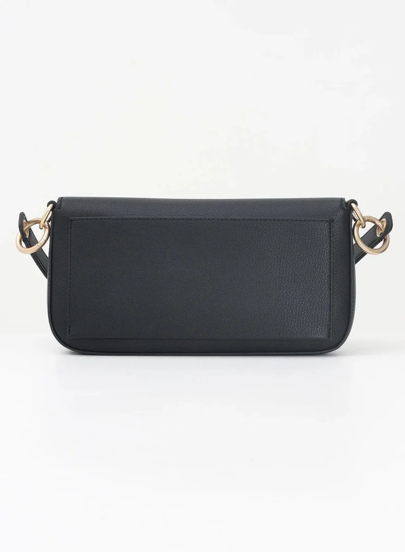 CALVIN KLEIN Logo Detailed Flap over Shoulder Bag