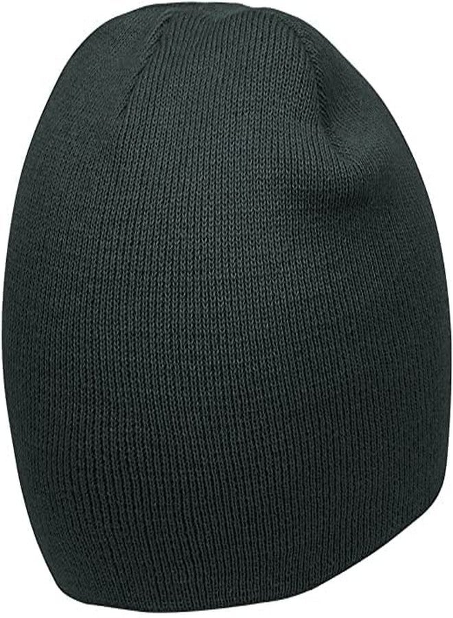 Creature Solid Winter Short Beanie Caps (Dark Grey) - Image 4