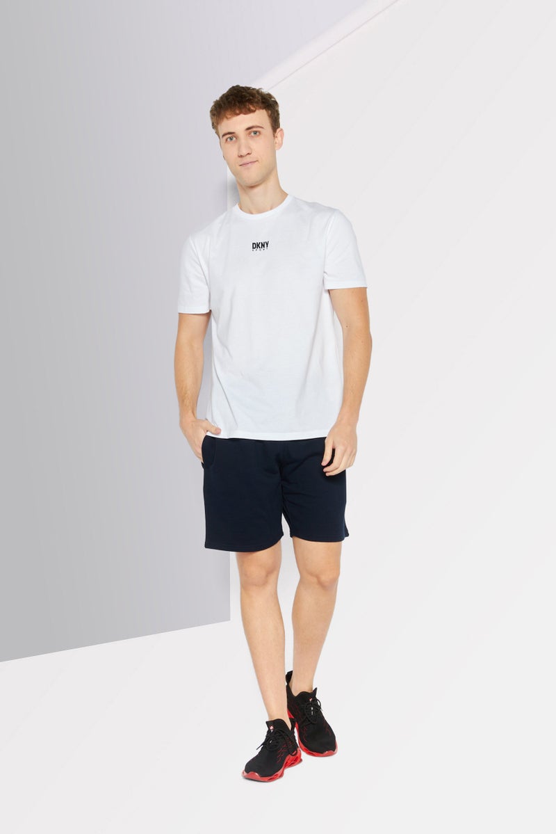 DKNY Sport Men Sportswear Fit Training Shorts, Navy Blue - Image 2