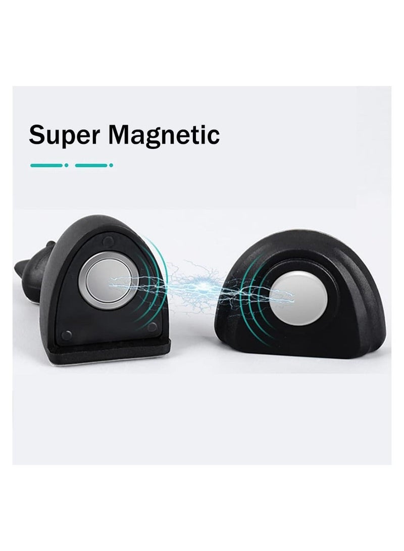 Magnetic Door Stopper Catch Wall Protector, Black Cat Shape Door Stop for Bottom of Door, No Punching Anti-Collision with 3M Tape for Door of Bedroom, Balcony, Kitchen, Entry, 2Pcs  - Image 3